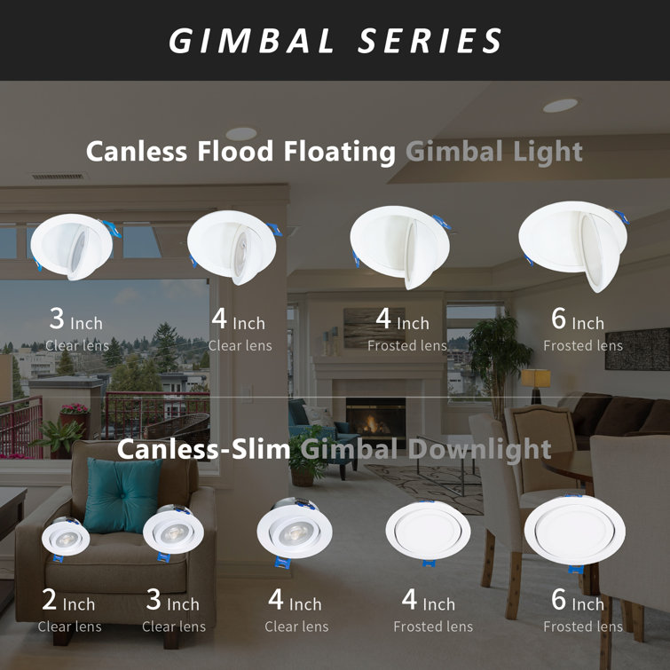 MW LIGHTING 6 Selectable Color Temperature Dimmable Air Tight IC